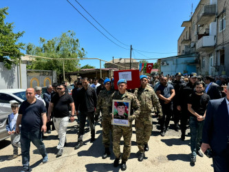 Birinci Qarabağ müharibəsinin şəhidi Məmmədov Səyavuş Əli oğlu dəfn olundu.