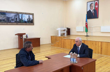 Zəngilan rayon İcra hakimiyyəti başçısının növbəti səyyar görüşü Sabunçu rayonu, Kürdəxanı qəsəbəsində yerləşən məcburi köçkün şəhərciyində məskunlaşan zəngilanlı sakinlərlə keçirildi