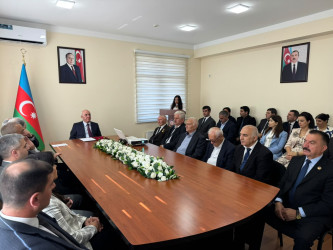 18 oktyabr - Müstəqilliyin Bərpası Günü münasibətilə “Milli Müstəqilliyimiz Mənəvi Gücümüzdür” mövzusunda tədbir keçirildi