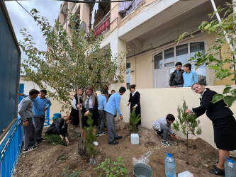 Zəngilan Rayon İcra Hakimiyyətinin təşkilatçılığı ilə növbəti ağacəkmə aksiyası keçirildi.