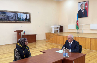 Zəngilan rayon İcra hakimiyyəti başçısının növbəti səyyar görüşü Sabunçu rayonu, Kürdəxanı qəsəbəsində yerləşən məcburi köçkün şəhərciyində məskunlaşan zəngilanlı sakinlərlə keçirildi