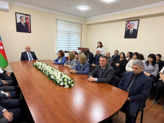 Zəngilan Rayon İcra Hakimiyyətinin başçısı Ramiz Həsənov Məmmədbəyli kənd inzibati ərazi dairəsi üzrə nümayəndə Nərminə Bağırovanı yubileyi münasibətilə təbrik etdi