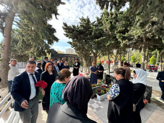 27 Sentyabr “Anım günü” qeyd olunması ilə  əlaqədar Vətən müharibəsi şəhidlərinin məzarlıqları ziyarət olundu.