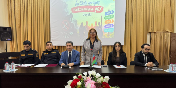“Sağlam gələcəyimizi birlikdə qoruyaq, narkomaniyaya yox deyək!” mövzusunda tədbir keçirildi.