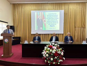 Zəngilan Rayon İcra Hakimiyyətinin təşkilatçılığı ilə Azərbaycan Respublikasının Prezidenti cənab İlham Əliyevin Yeni Azərbaycan Partiyasının VIII Qurultayındakı nitqindən irəli gələn vəzifələrə dair müşavirə keçirilib.